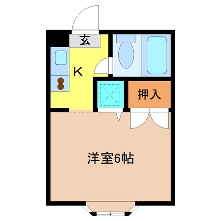 アリス下館　第３の物件間取画像